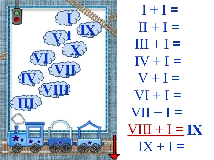 II X IX VII V VI VIII IV III IX I