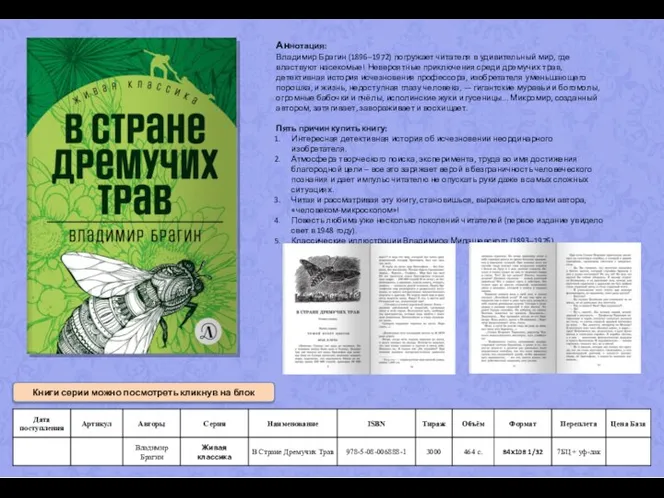 Аннотация: Владимир Брагин (1896–1972) погружает читателя в удивительный мир, где властвуют