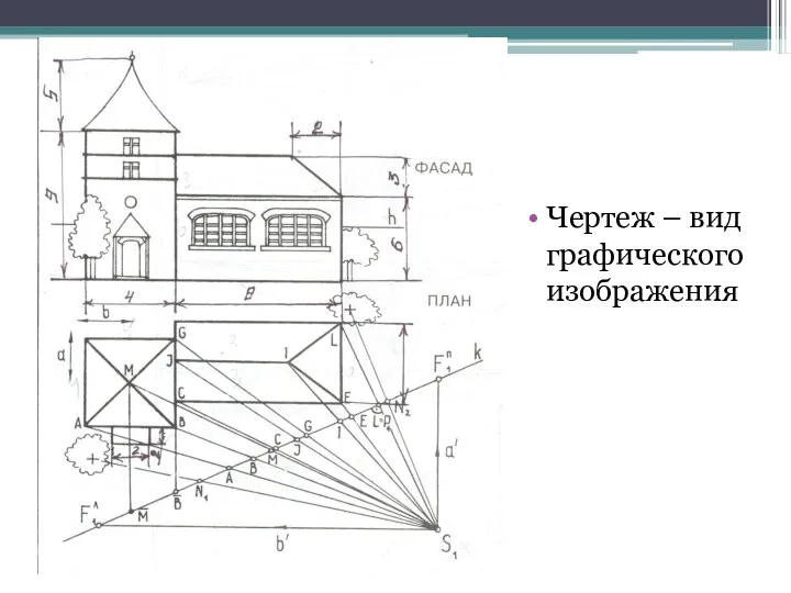 Чертеж – вид графического изображения