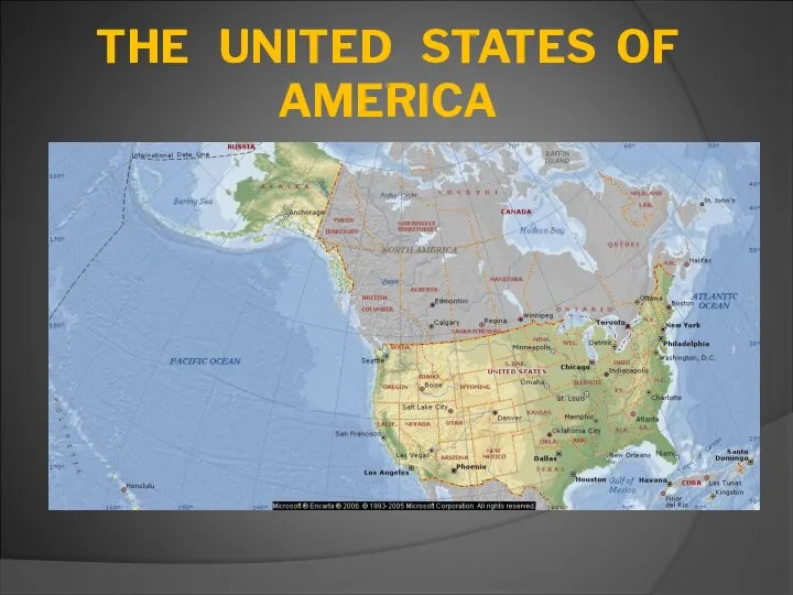 THE UNITED STATES OF AMERICA