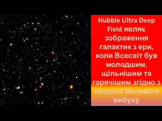 Hubble Ultra Deep Field являє зображення галактик з ери, коли Всесвіт