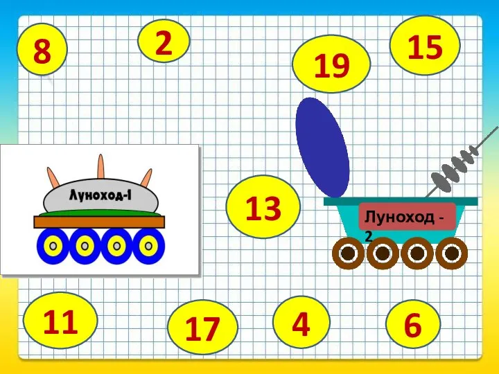 2 13 15 8 17 6 19 11 4 Луноход - 2