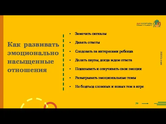 70 ИЮНЬ 2022 Как развивать эмоционально насыщенные отношения Замечать сигналы Давать