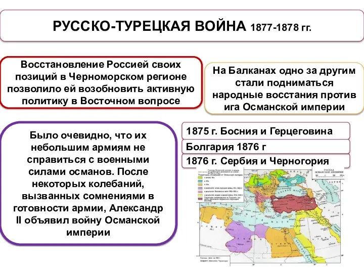 На Балканах одно за другим стали подниматься народные восстания против ига