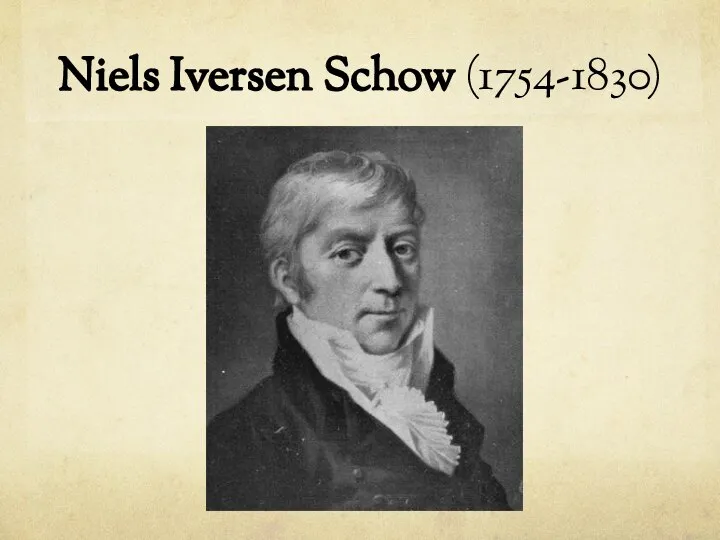 Niels Iversen Schow (1754-1830)