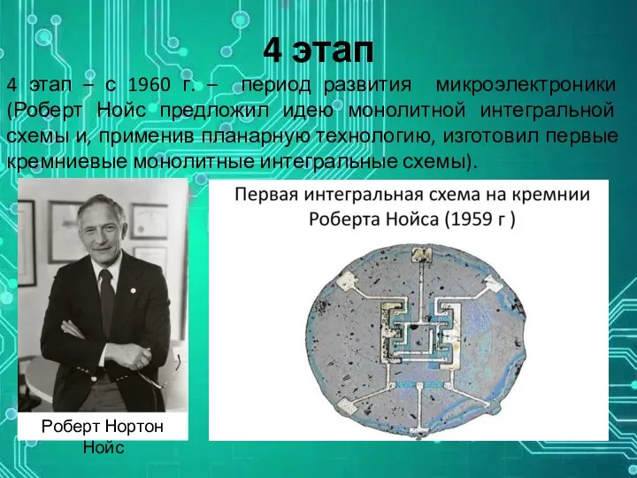 4 этап 4 этап – с 1960 г. – период развития