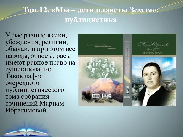 Том 12. «Мы – дети планеты Земля»: публицистика У нас разные