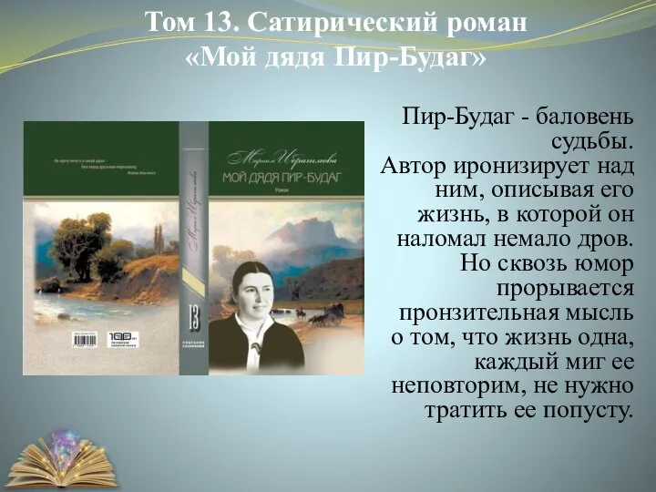 Том 13. Сатирический роман «Мой дядя Пир-Будаг» Пир-Будаг - баловень судьбы.