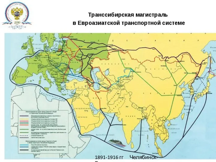 1891-1916 гг Челябинск-Владивосток