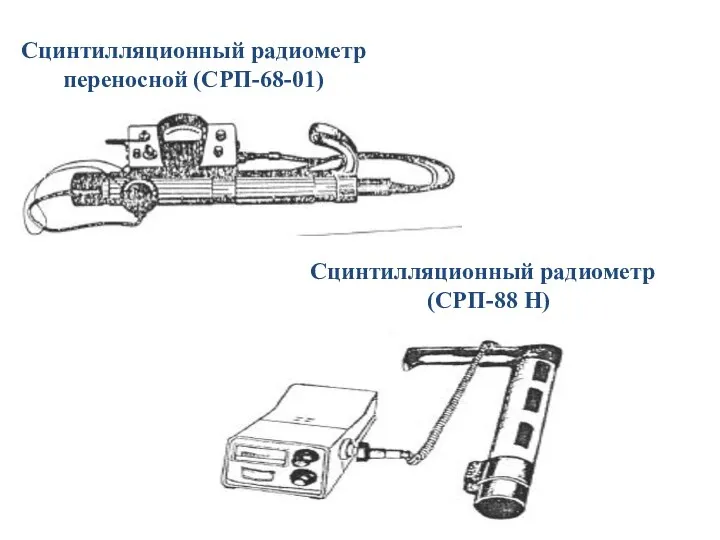 Сцинтилляционный радиометр переносной (СРП-68-01) Сцинтилляционный радиометр (СРП-88 Н)