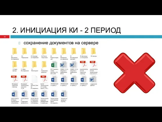 2. ИНИЦИАЦИЯ КИ - 2 ПЕРИОД сохранение документов на сервере