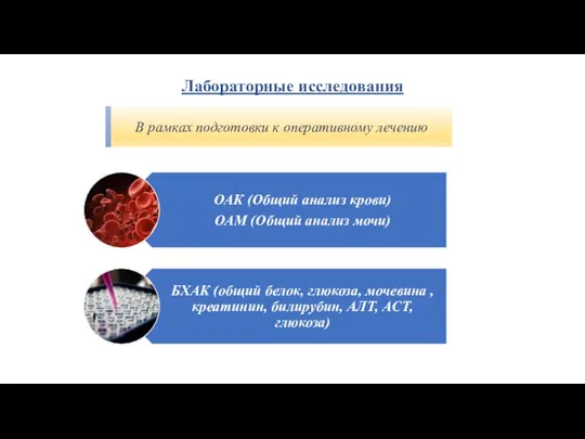 Лабораторные исследования