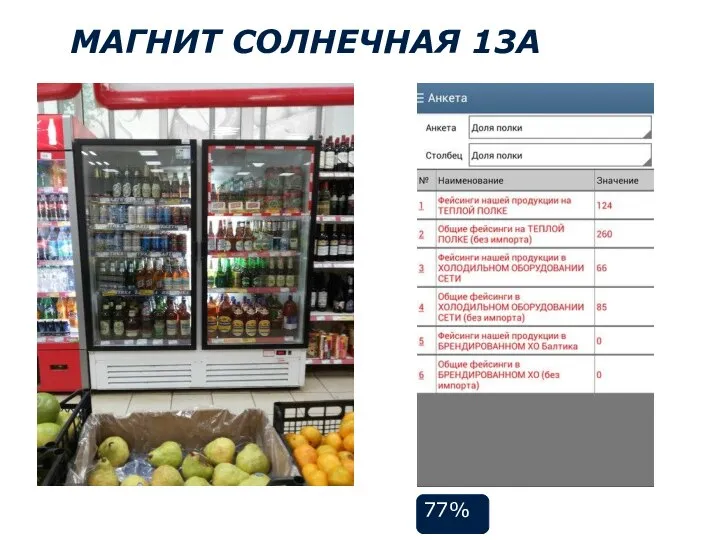 МАГНИТ СОЛНЕЧНАЯ 13А 77%