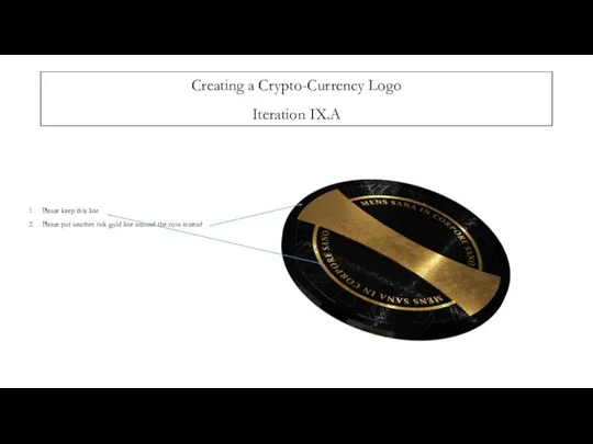 Creating a Crypto-Currency Logo Iteration IX.A Please keep this line Please