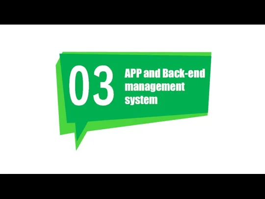 APP and Back-end management system