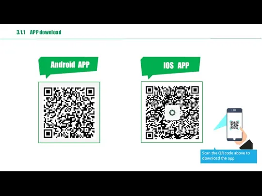 Scan the QR code above to download the app IOS APP 3.1.1 APP download