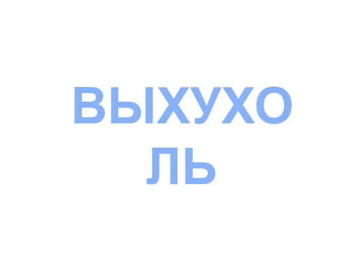 ВЫХУХОЛЬ