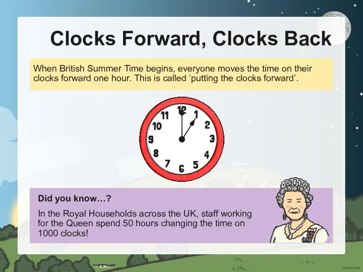 Clocks Forward, Clocks Back