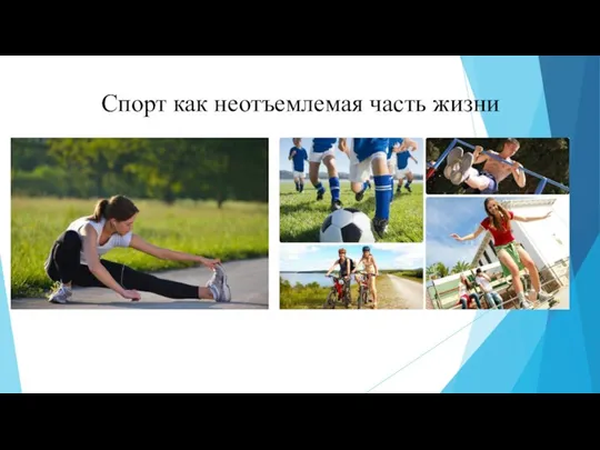 Спорт как неотъемлемая часть жизни