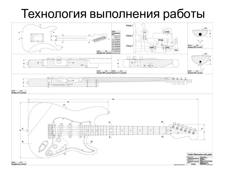 Технология выполнения работы