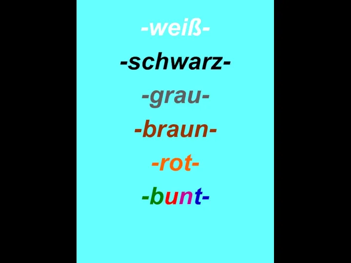 -weiß- -schwarz- -grau- -braun- -rot- -bunt-