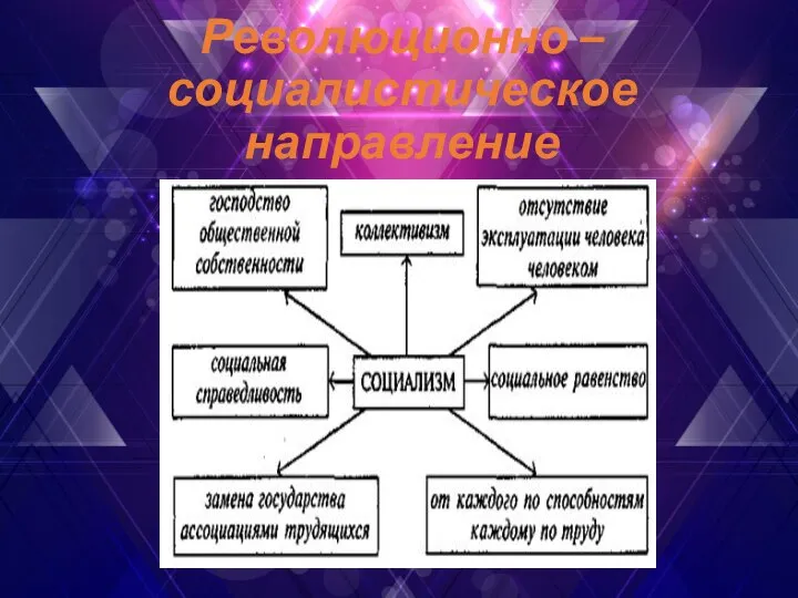 Революционно – социалистическое направление