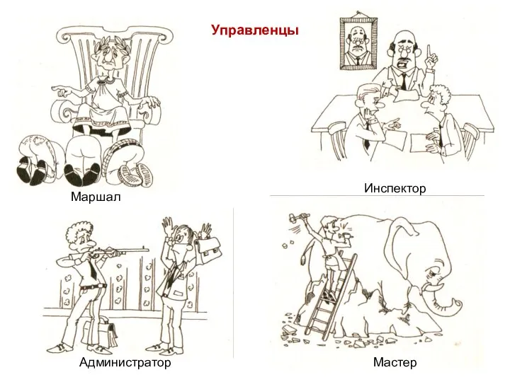 Управленцы Маршал Администратор Инспектор Мастер