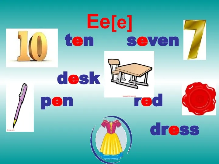 Ee[e] ten seven desk pen red dress