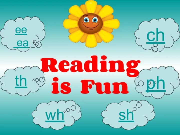 Reading is Fun th wh sh ph ch ee ea