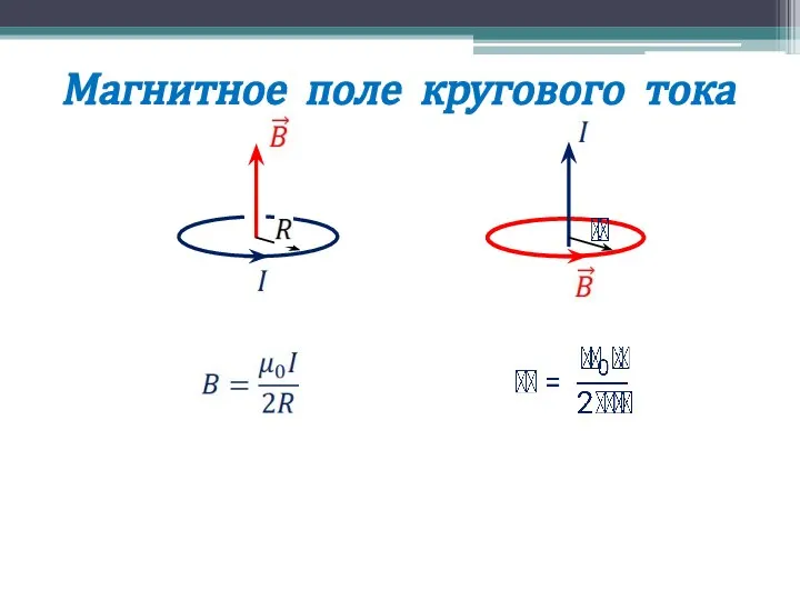 Магнитное поле кругового тока