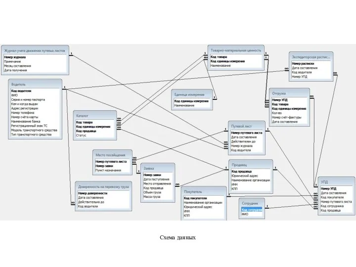 Схема данных