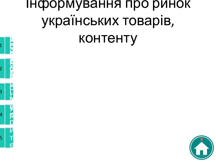 Інформування про ринок українських товарів, контенту 1 Реклама в інтернеті 2