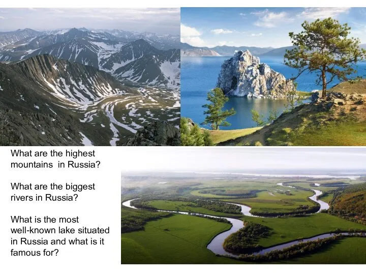 What are the highest mountains in Russia? What are the biggest