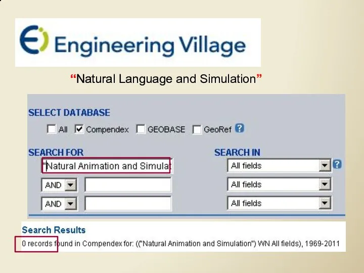 “Natural Language and Simulation”