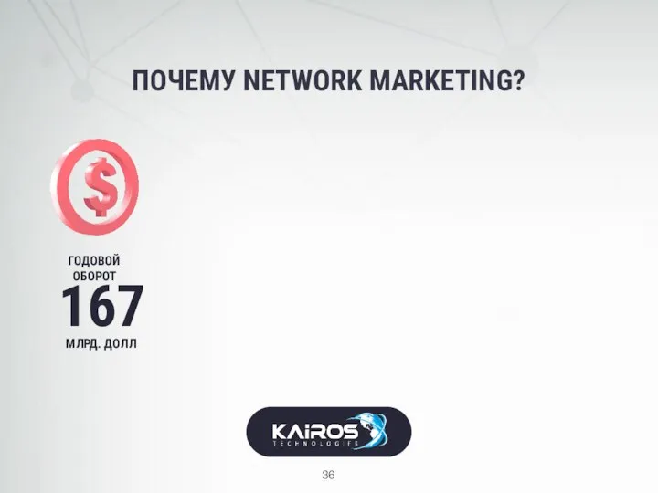 ПОЧЕМУ NETWORK MARKETING? ГОДОВОЙ ОБОРОТ 167 МЛРД. ДОЛЛ