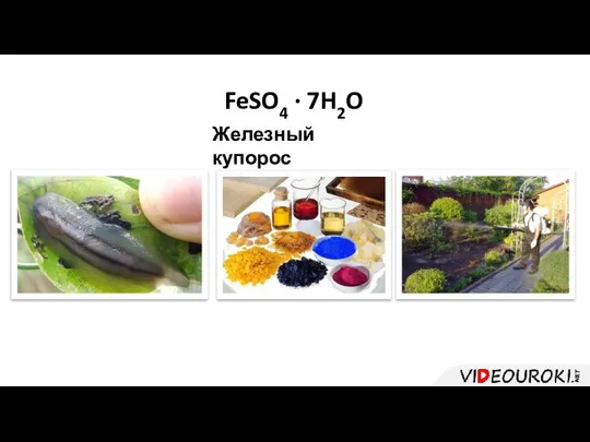 FeSO4 · 7H2O Железный купорос