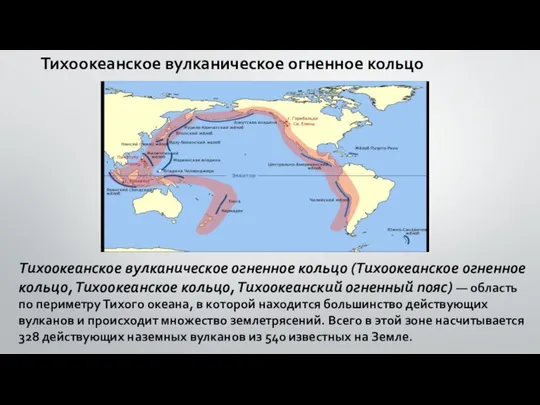 Тихоокеанское вулканическое огненное кольцо (Тихоокеанское огненное кольцо, Тихоокеанское кольцо, Тихоокеанский огненный