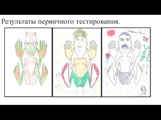 Результаты первичного тестирования.