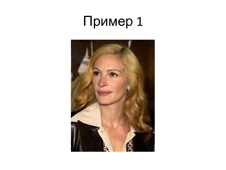 Пример 1