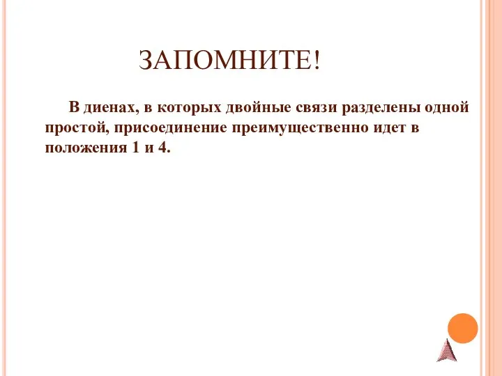 ЗАПОМНИТЕ! В диенах, в которых двойные связи разделены одной простой, присоединение