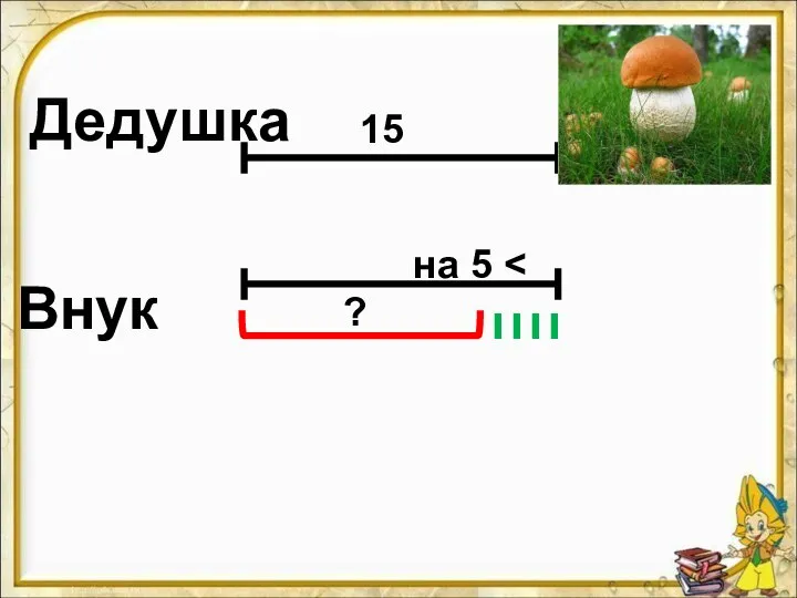 на 5 15 ? Дедушка Внук