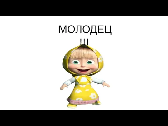 МОЛОДЕЦ !!!