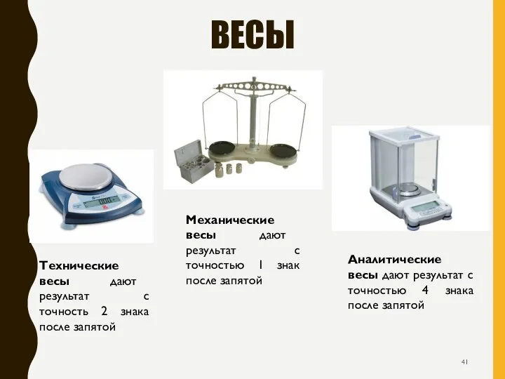 ВЕСЫ Технические весы дают результат с точность 2 знака после запятой