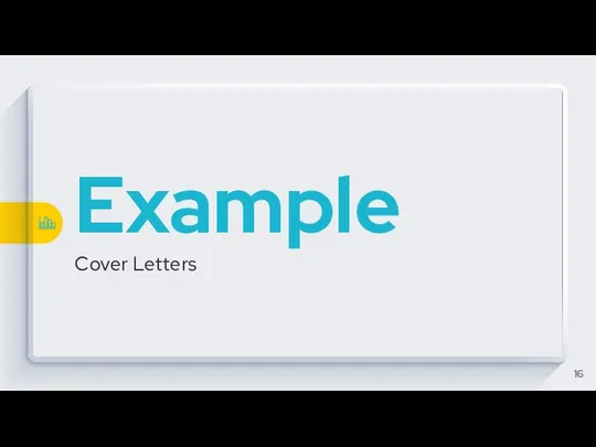 Example Cover Letters