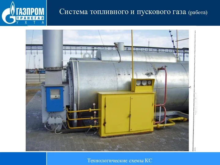 Технологические схемы КС Система топливного и пускового газа (работа)