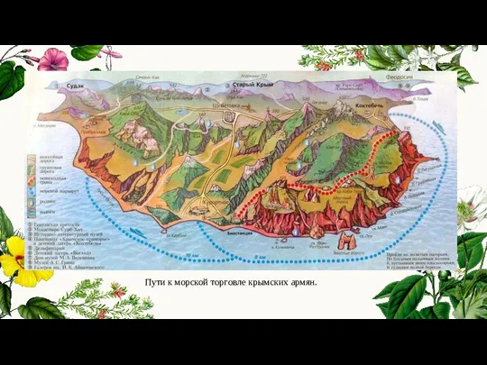 Пути к морской торговле крымских армян.