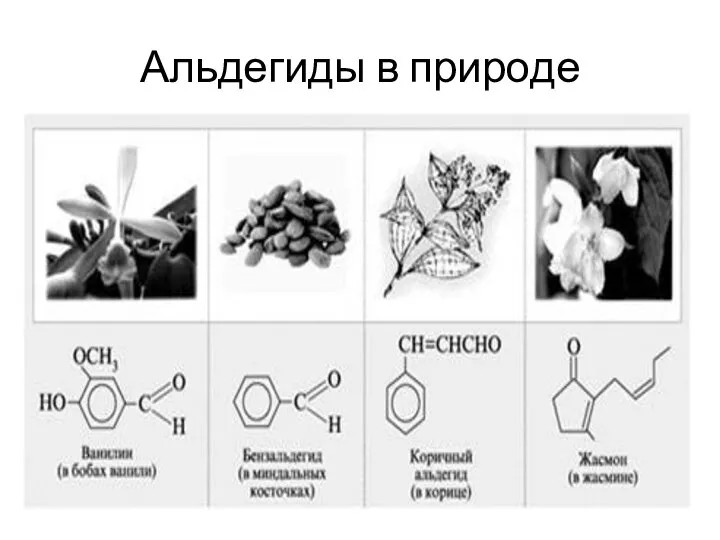 Альдегиды в природе