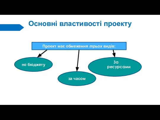 Основні властивості проекту