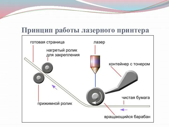 Принцип работы лазерного принтера