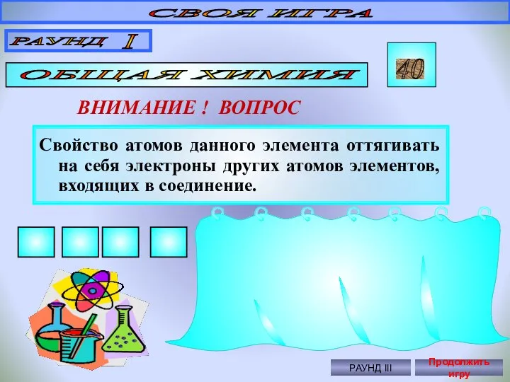 Свойство атомов данного элемента оттягивать на себя электроны других атомов элементов,